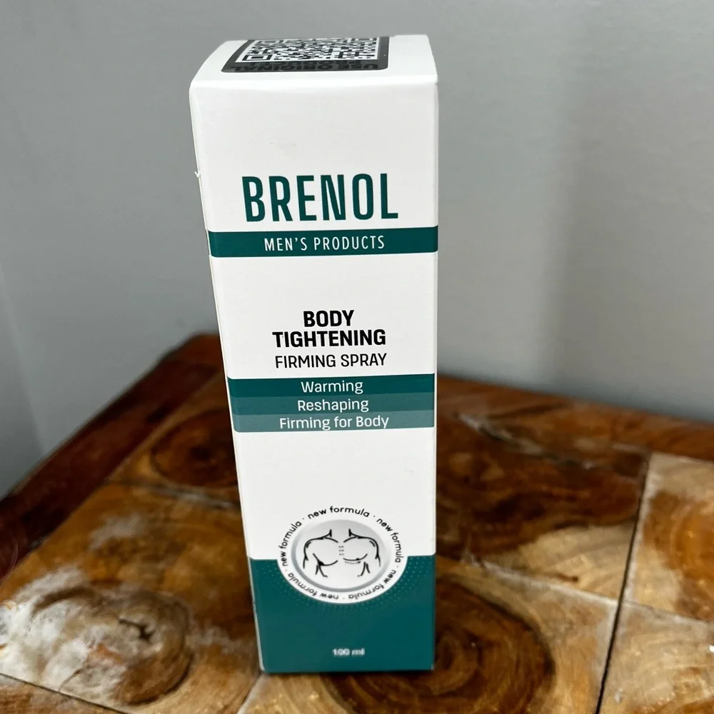 NEW Brenol Body Firming Spray Gynecomastia Natural Formula 100ml Tightening